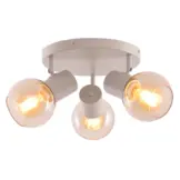 Plafondlamp Aura  - Beige - 3 lichts
