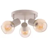 Plafondlamp Aura  - Beige - 3 lichts