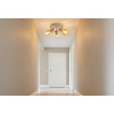 Plafondlamp Aura  - Beige - 3 lichts