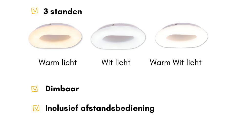 Plafondlamp Gloom - Ø 52 cm