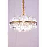 Hanglamp Amira Transparant/Goud | Ø 50 cm