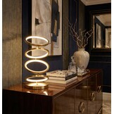 Tafellamp Saint Tropez | Brushed Gold - 3 kleuren LED