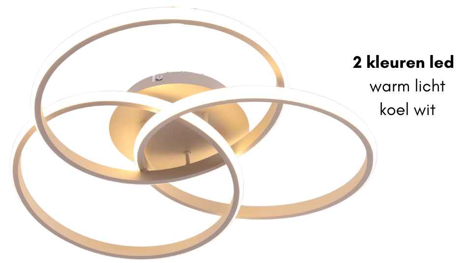 Plafondlamp Elora - Beige - Ø 52 cm