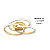 Plafondlamp Elora - Goud - Ø 52 cm