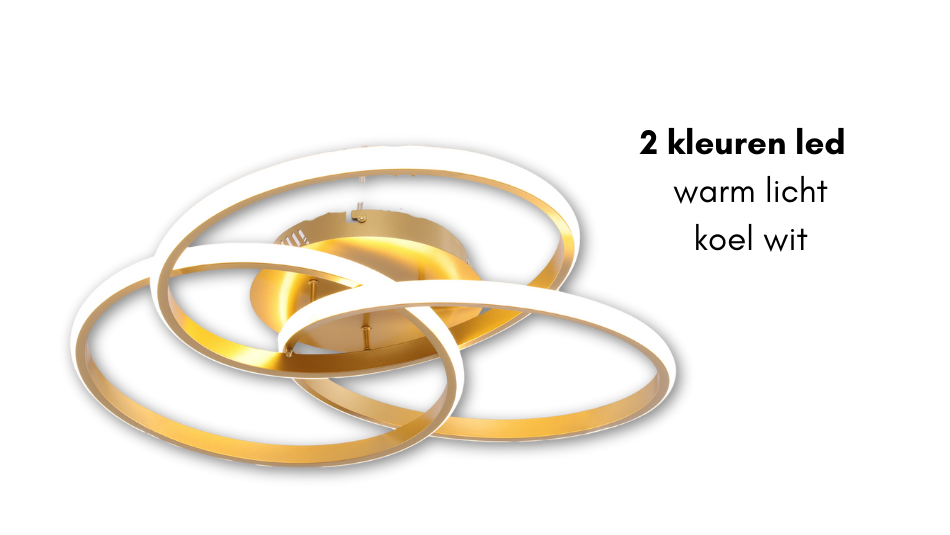 Plafondlamp Elora - Goud - Ø 52 cm