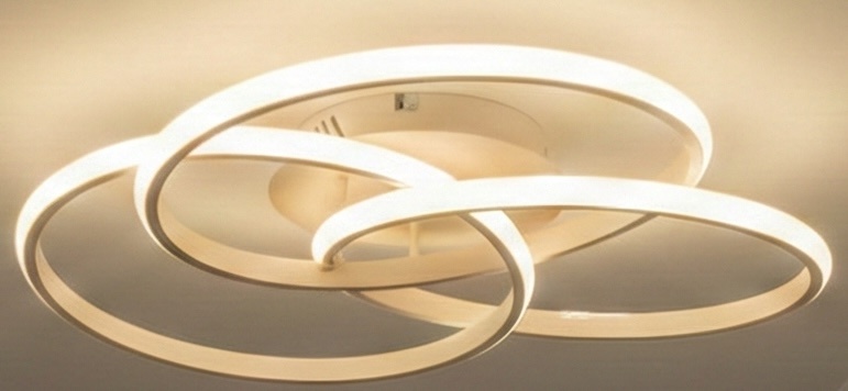 Plafondlamp Elora - Beige - Ø 52 cm