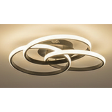 Plafondlamp Elora - Zwart - Ø 52 cm