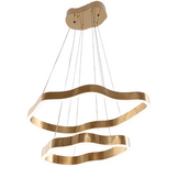 Design hanglamp Organix - Goud incl. Led - 40 + 60 cm