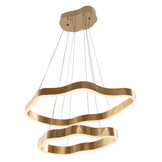 Design hanglamp Organix - Goud incl. Led - 40 + 60 cm