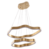 Design hanglamp Organix - Goud incl. Led - 40 + 60 cm