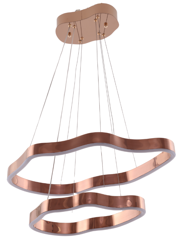 Design hanglamp Organix - Rosé incl. Led - 40 + 60 cm