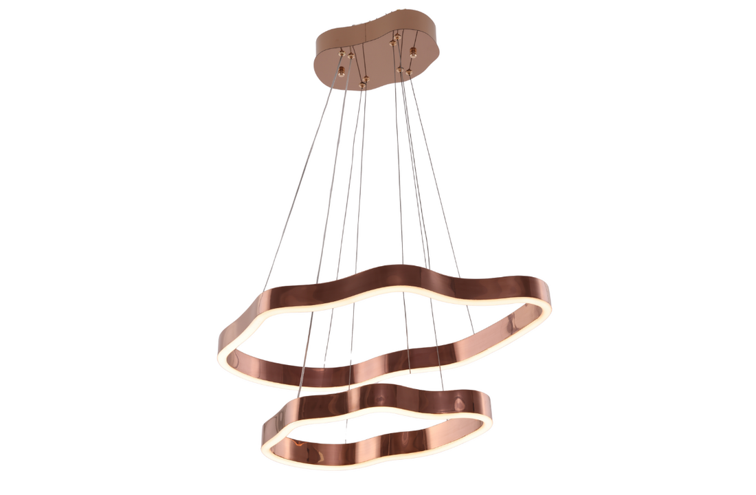 Design hanglamp Organix - Rosé incl. Led - 40 + 60 cm