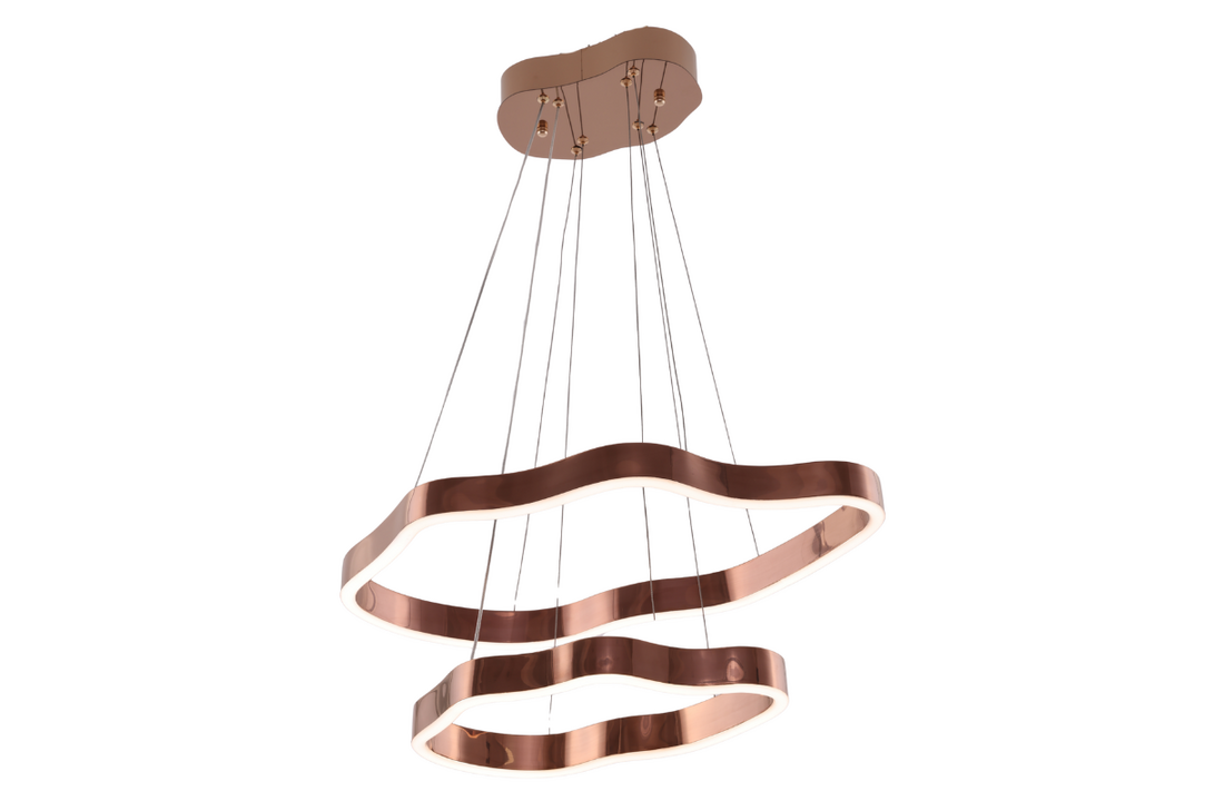 Design hanglamp Organix - Rosé incl. Led - 40 + 60 cm