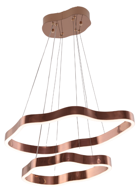 Design hanglamp Organix - Rosé incl. Led - 40 + 60 cm