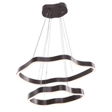 Design hanglamp Organix - Brushed Grijs incl. Led - 40 + 60 cm