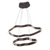 Design hanglamp Organix - Brushed Grijs incl. Led - 40 + 60 cm