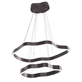 Design hanglamp Organix - Brushed Grijs incl. Led - 40 + 60 cm