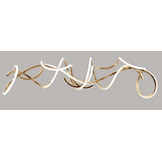 Design hanglamp Twist - Goud incl. Led - L130 cm