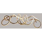 Design hanglamp Twist - Goud incl. Led - L130 cm