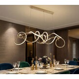 Design hanglamp Twist - Goud incl. Led - L130 cm