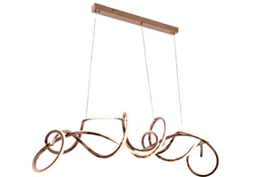 Design hanglamp Twist - Rosé incl. Led