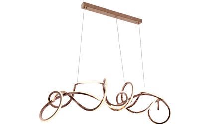 Design hanglamp Twist - Rosé incl. Led