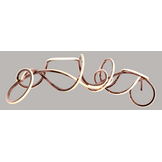 Design hanglamp Twist - Rosé incl. Led - L130 cm