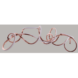 Design hanglamp Twist - Rosé incl. Led - L130 cm