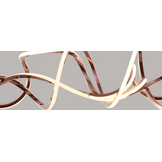 Design hanglamp Twist - Rosé incl. Led - L130 cm