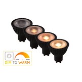 Moderne Plafondspot Quadrado - dimbaar 1x5W | Bruin