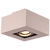 Moderne Plafondspot Quadrado - dimbaar 1x5W | Champagne