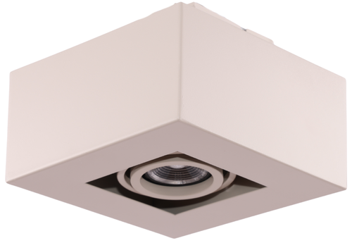 Moderne Plafondspot Quadrado - dimbaar 1x5W | Beige