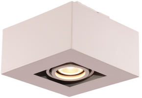 Moderne Plafondspot Quadrado - dimbaar 1x5W | Beige
