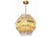 Hanglamp Matilla Transparant/Goud | D50 cm