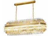 Hanglamp Matilla Transparant/Goud | L100 cm