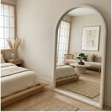 Boogspiegel Ivory Arched  110 x 190 cm - Extra Large - Brede Rand
