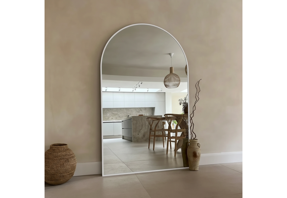 Boogspiegel Wit 100x180