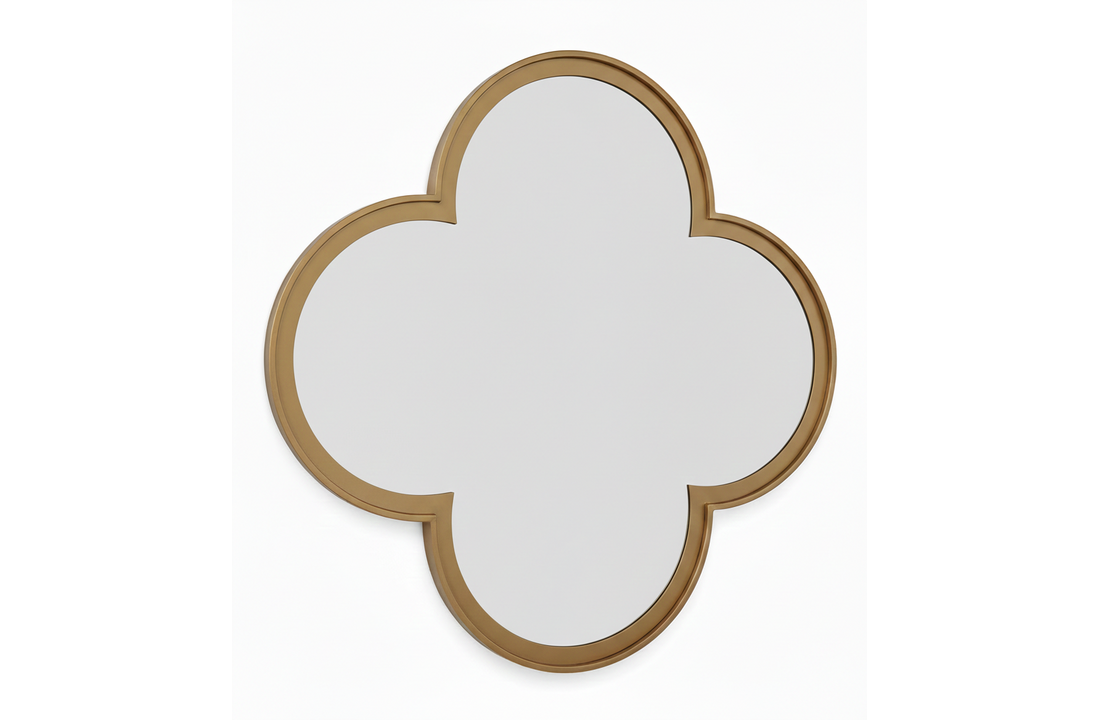 Klaver Wandspiegel – Organisch Design - 100 x 100 cm