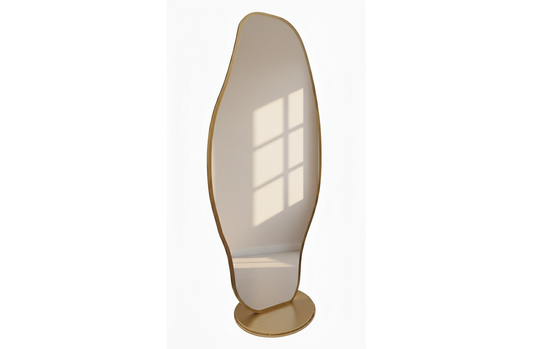 Organische spiegel staand Mila -B90 x H180 cm