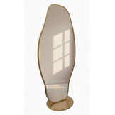 Organische spiegel staand Mila -B90 x H180 cm