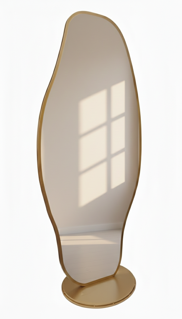 Organische spiegel staand Mila -B90 x H180 cm