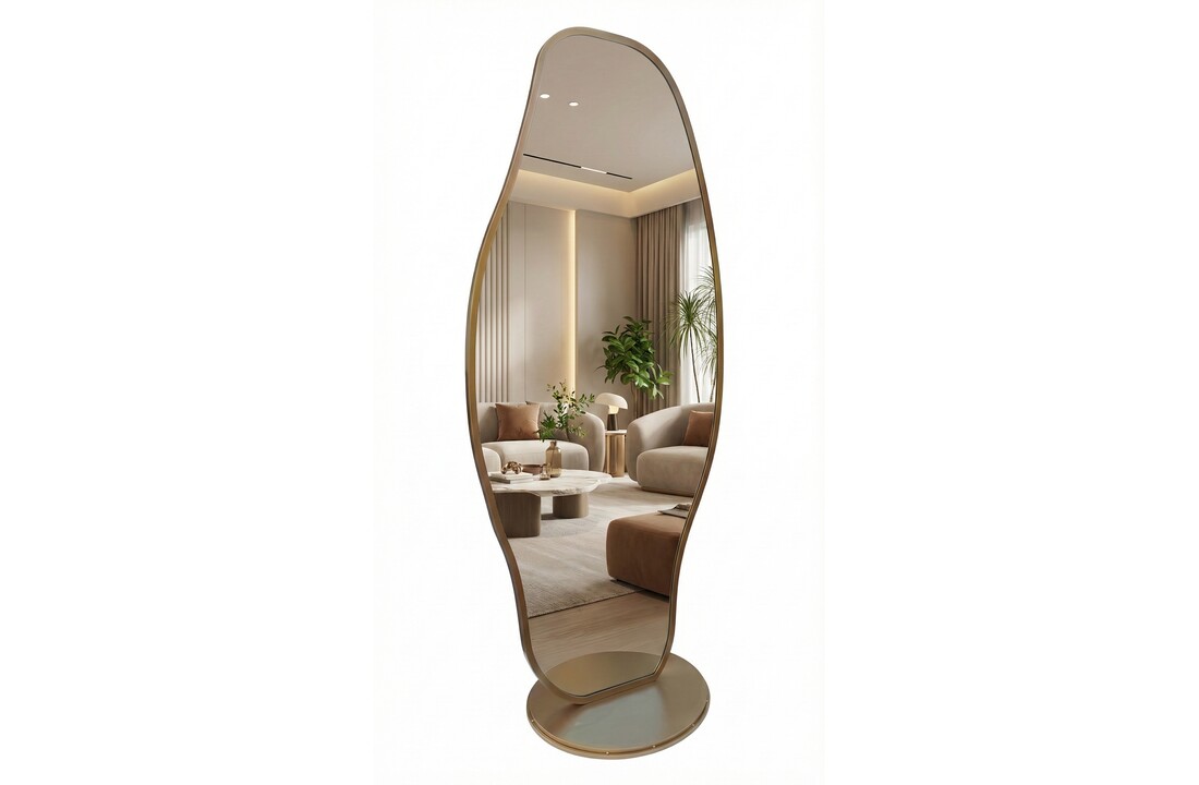 Organische spiegel staand Mila -B90 x H180 cm
