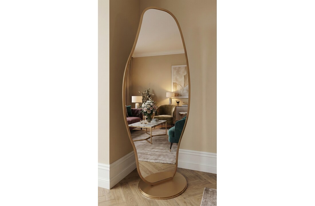 Organische spiegel staand Mila -B90 x H180 cm