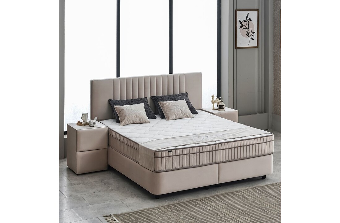 Boxspring Clara Beige incl. matras