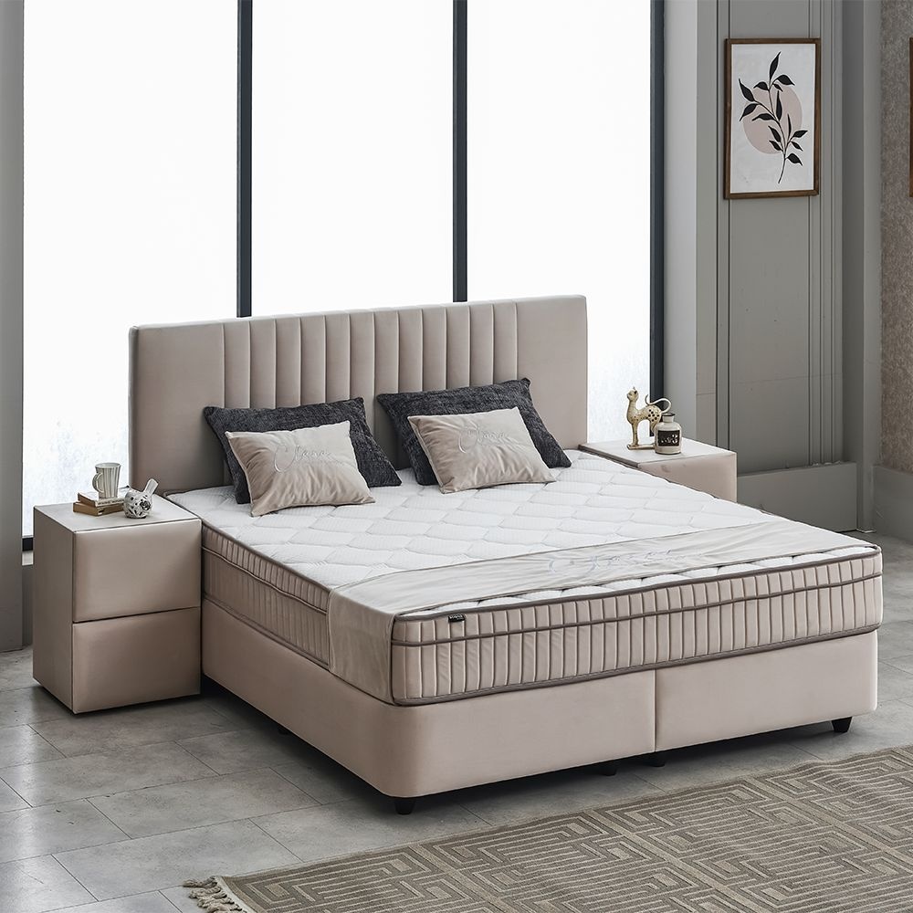 Boxspring Clara Beige incl. matras