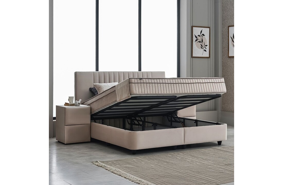 Boxspring Clara Beige incl. matras