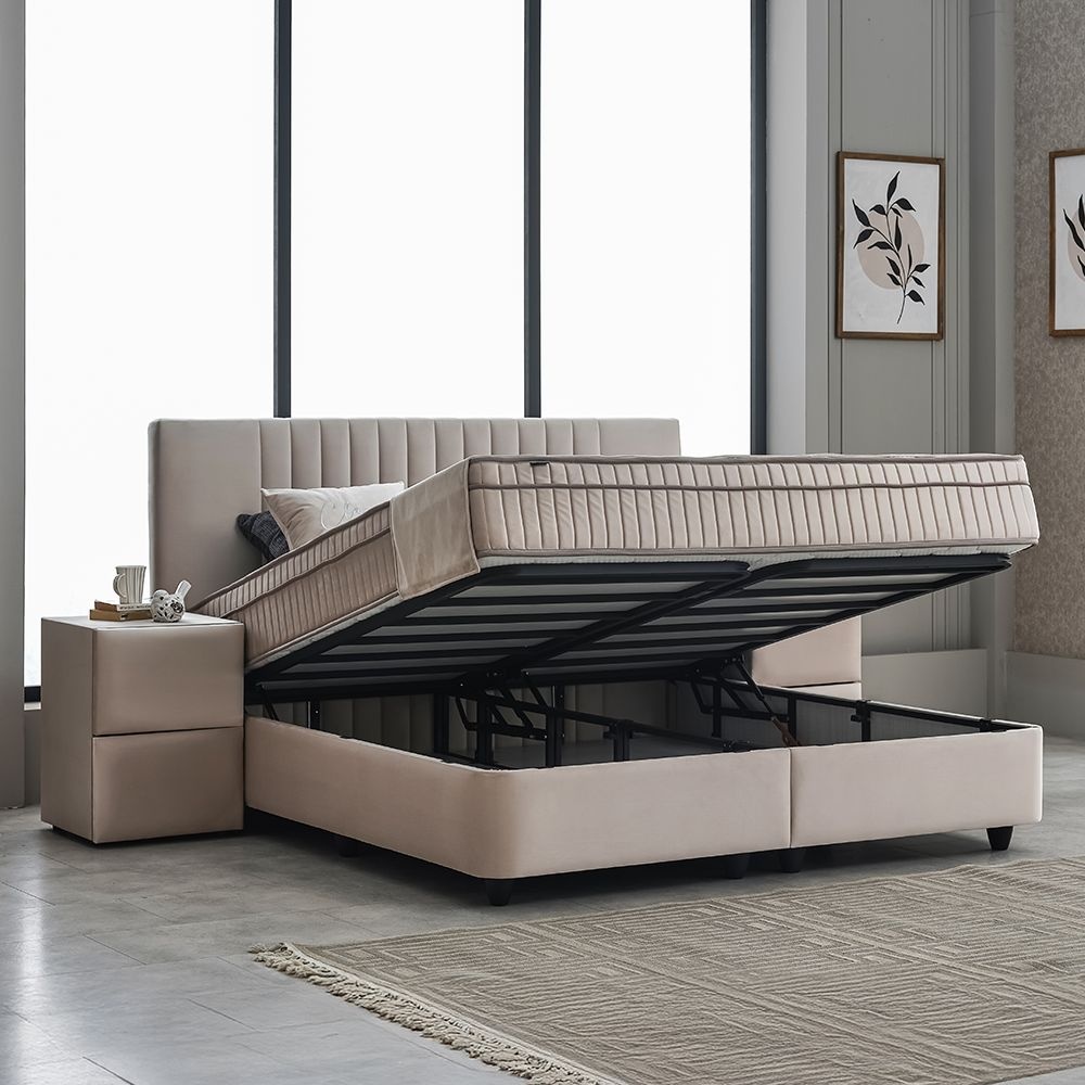 Boxspring Clara Beige incl. matras