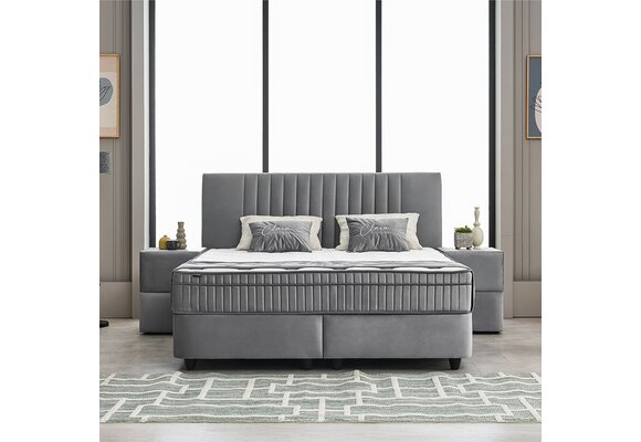 Boxspring Clara Grijs