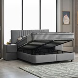 Boxspring Clara Grijs incl. matras