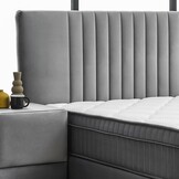 Boxspring Clara Grijs incl. matras